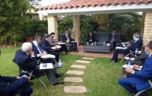 Le Président du Conseil de la Région Fès –Meknès tient une réunion avec le « Forum des Compétences  de Taounate » sur le projet de la voie express
