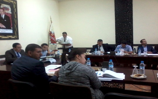 إجتماع المجلس الإقليمي بتاونات