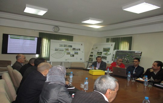 اجتماع لإعداد الدراسة التقنية والمعمارية لتهيئة مدينة تاونات 