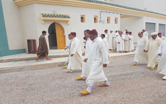 افتتاح مسجد حي زريقة السفلى بجماعة غفساي