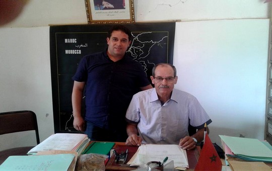 الأستاذ سعد الإدريسي البوزيدي  مهام إدارة مؤسسة تربوية بجانب أبيه