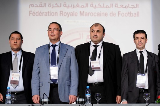 بعض أعضاء الفيدرالية المغربية لكرة القدم