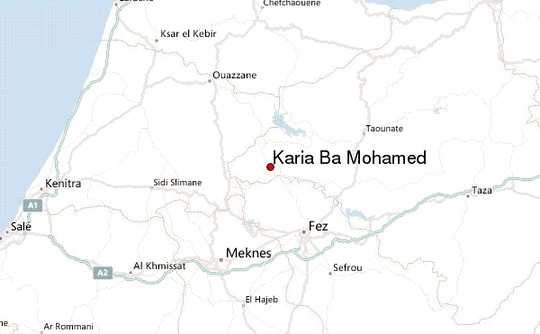 خريطة توضح موقع قرية أبا محمد