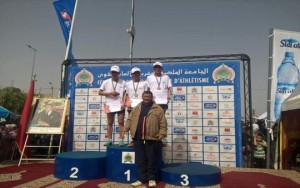 العداء التاوناتي حسام العزوزي يفوز بالميدالية النحاسية في بطولة المغرب للعدو الريفي ويتأهل لبطولة العالم بالدانمارك‎