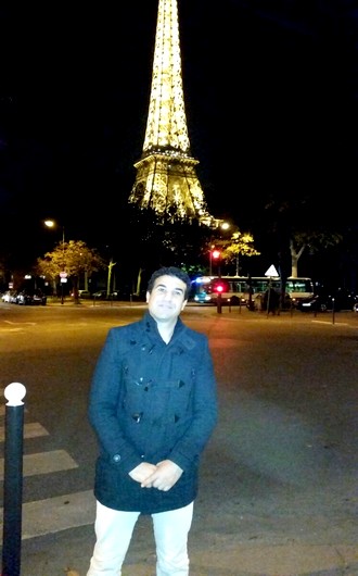 مراد الحجاجي في زيارة لفرنسا