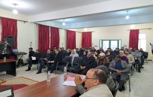 عامل إقليم تاونات عبد الكريم الغنامي يلتقي مع منتخبي جماعات تفرانت كيسان وتبودة بدائرة غفساي بتاونات