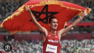 المغربي (إبن إقليم تاونات) البطل سفيان البقالي يهدي المغرب الميدالية  الذهبية الاولى في أولمبياد باريس