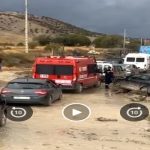 مستعملو الطريق الوطنية بين تاونات وفاس علقوا ساعات بسبب مياه الأمطار