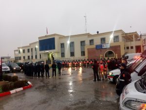 رغم برودة الطقس و الأجواء الماطرة :الأمن الوطني بتاونات يُؤمن  “رأس السنة الميلادية “‎