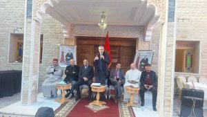 لقاء تواصلي لحزب الإستقلال بمنزل المرحوم الحاج أحمد البوزيدي بتاونات‎