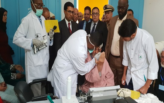 إجراء 500 عملية جراحية لفائدة المرضى المصابين بداء العمى المنتمين لمختلف جماعات إقليم تاونات