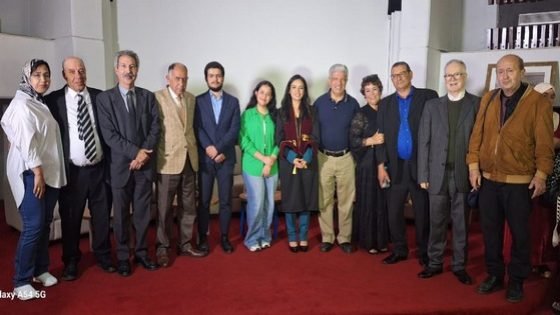 الطبيبة الداخلية سلمى عبيد نجلة إبنة تاونات نادية مرشيد تحصل على أطروحة دكتور في الطب بالرباط
