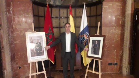 رسالة شكر وتقدير من المغربي المنحدر من جماعة تغزوت محمد الخليفي المقيم بلاس بالماس