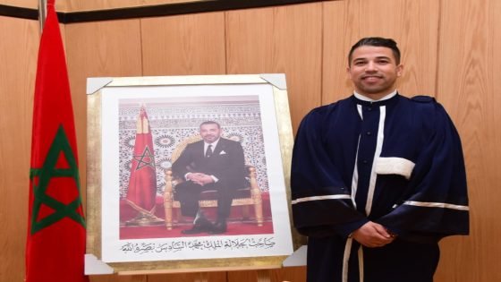 إبن تاونات الإطار بوزارة الخارجية عبد الرحيم اطحيون يحصل على الدكتوراه في القانون الخاص