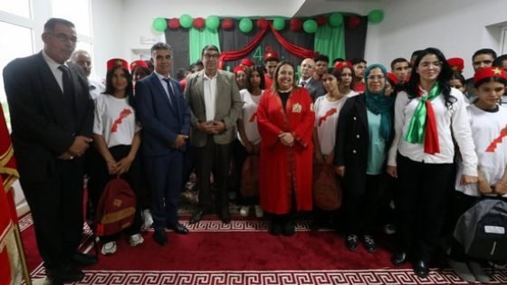 جمعية الأمل الثقافة والتنمية بقرية با محمد بتاونات تحتفي بذكرى المسيرة الخضراء