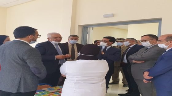 الوالي محمد دردوري المنسق الوطني للمبادرة الوطنية للتنمية البشرية يزور إقليم تاونات