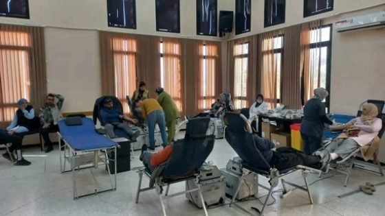 حملة أخرى ناجحة للتبرع بالدم بتاونات بإشراف جمعية فردوس التي تعنى بمساندة مرضى السرطان