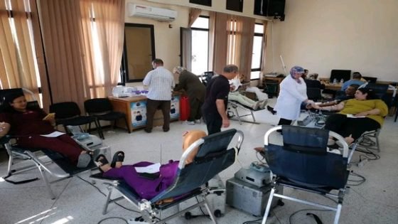 95 متبرعا و140 من المسجلين هي حصيلة من شاركوا في حملة التبرع بالدم بتاونات