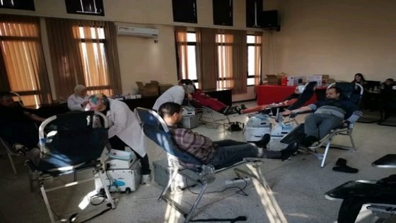 جمعية مدنية إقليمية تعنى بمرضى السرطان بتاونات تنظم حملة للتبرع بالدم