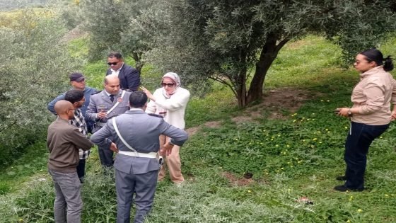 لجنة مختلطة بتاونات تحل بواد أسرى على خلفية ما تم تداوله بخصوص وجود مادة المرج