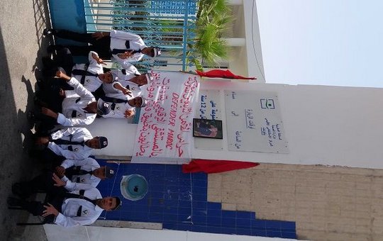 تواصل اعتصام حراس الامن الخاص بالمستشفى الاقليمي بتاونات
