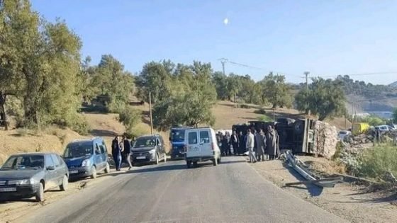 فقدان السيطرة على شاحنة تقتل شخصا بتاونات