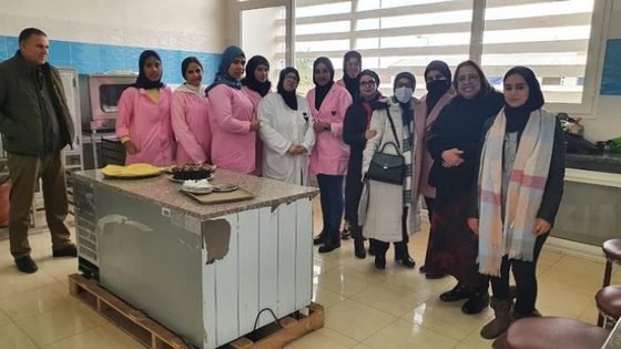 لجنة مختلطة تضم في عضويتها تمثيلية عدة مصالح تقوم بزيارة ميدانية لمركز التكوين وإدماج المرأة بقرية با محمد بتاونات