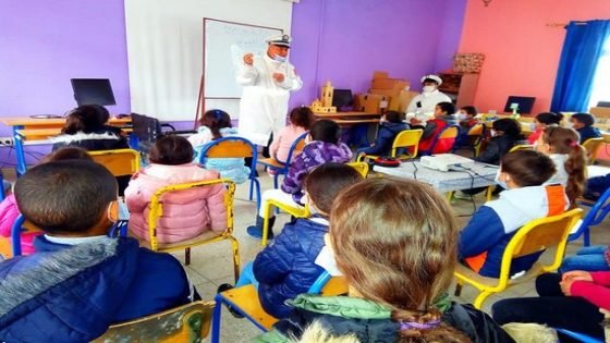 الأمن الوطني بتاونات ينظم أنشطة تحسيسية حول السلامة الطرقية لفائدة تلاميذ مدرسة حي الأمل بمدينة تاونات