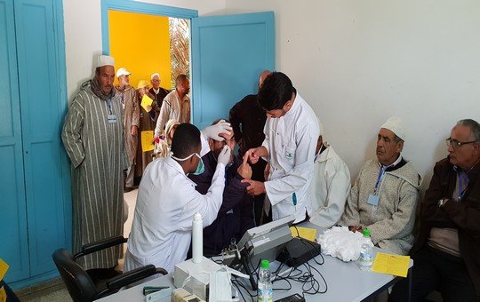 إجراء 500 عملية جراحية لفائدة المرضى المصابين بداء العمى المنتمين لمختلف جماعات إقليم تاونات