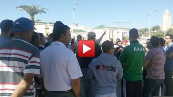 وقفة بتاونات احتجاجا على مقتل الشهيد محسن فكري