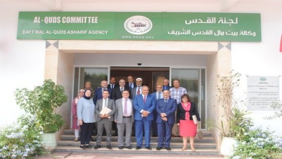 (إبن تاونات) الدكتور البوزيدي رئيس الجمعية المغربية لدعم الإعمار في فلسطين في ضيافة وكالة بيت مال القدس الشريف
