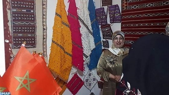 أمل الصغيوري ..عارضة من تاونات في معرض الصناعة التقليدية بأبوجا بنيجيريا