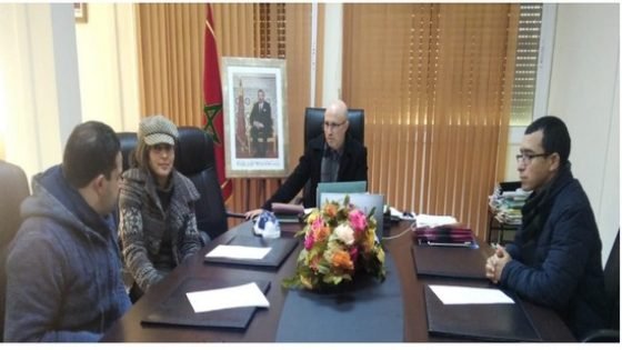 رئيسة جمعية غفساي لإدماج أطفال التوحد وذوي الاحتياجات الخاصة تعقد لقاءا مع مسؤولي وزارة التعليم بتاونات