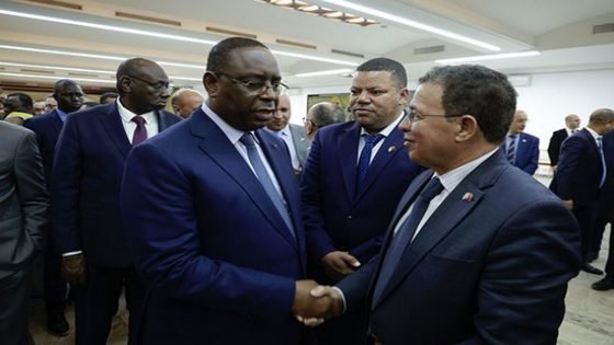 البرلماني البوزيدي رئيس مجلس مقاطعة أكدال-الرياض يشارك في استقبال الرئيس السينغالي ضمن وفد مغربي