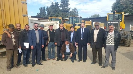 تسليم السلط بين رئيسي مجموعة الجماعات التعاون محمد السملي ونورالدين قشيبل بتاونات