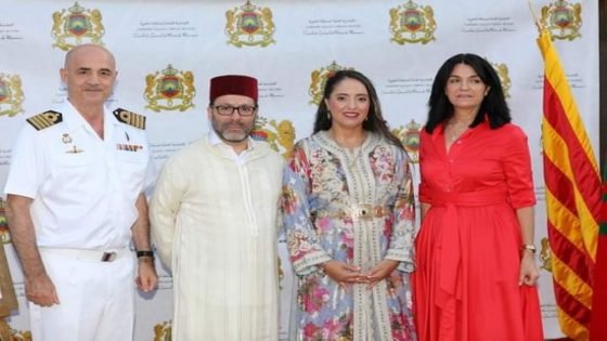القنصلية المغربية بتاراغونا بإسبانيا تحت إشراف الدبلوماسية (إبنة تاونات) إكرام شاهين تحتفل بعيد العرش..