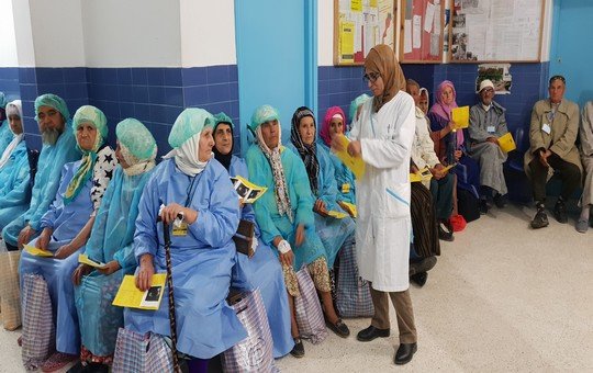 إجراء 500 عملية جراحية لفائدة المرضى المصابين بداء العمى المنتمين لمختلف جماعات إقليم تاونات