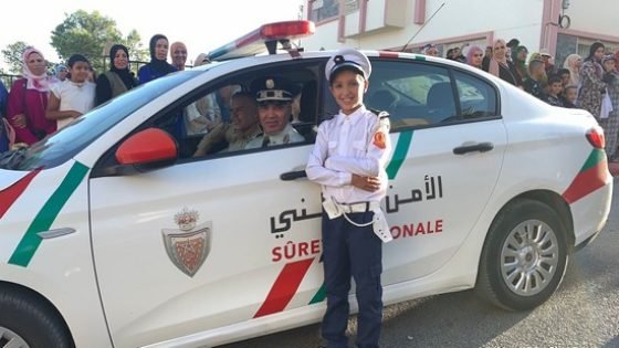 وجه الشرطة الحقيقي…”الكومندار” الحسوني وحلم طفل بتاونات