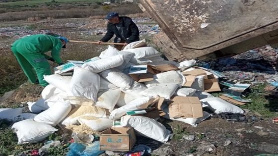 إتلاف 1120 كيلوغراما من مادة الزنجبيل المطحون بتاونات