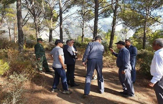 إخماد حريق مهول بجبل لقرع بجماعة عين مديونة بنواحي تاونات