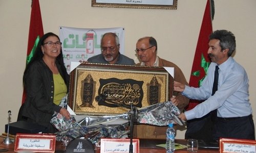 "صدى تاونات" تحتفي بالدكتورة لطيفة اطريشة في اللقاء التواصلي الأول ببني وليد