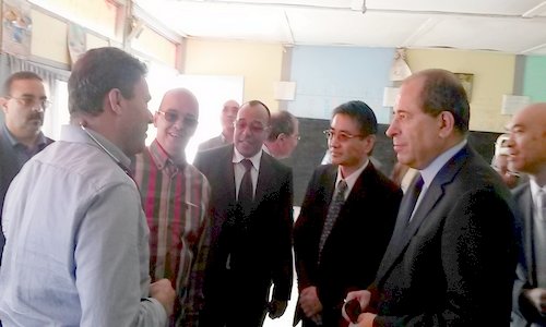 السفير الياباني وعامل الإقليم ونائب رئيس جمعية المشاركين المغاربة