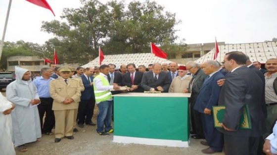 وضع الحجر الأساس لمؤسستين تعليميتين الأولى اعدادية ببوشابل والثانية ثانوية بالمكانسة