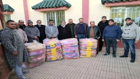 البرلماني بوشتى بوصوف يوفر 362 من الأغطية من النوع الرفيع لفائدة تلميذات وتلاميذ دارالطالب بتيسة بإقليم تاونات
