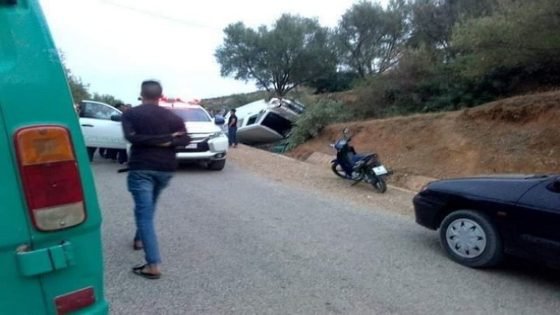 حادثة سير مروعة في طريق بني وليد بضواحي تاونات