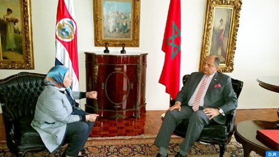رئيس جمهورية كوستاريكا يستقبل وفدا برلمانيا مغربيا برئاسة النائبة التاوناتية كنزة الغالي