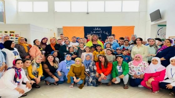 أجواء البهجة  بمركز بسمة الأمل للإعاقة الذهنية تاونات في الحفل الختامي للسنة‎