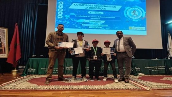 مؤسسة التفتح للتربية بتاونات تتوج في المسابقة الجهوية للروبوتيات بإفران‎