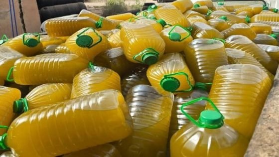 حجز طن من زيت الزيتون المغشوشةبقرية با محمد بتاونات