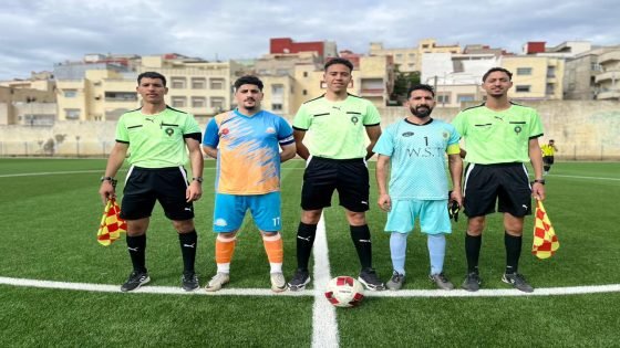 مبارة قوية جمعت فريق الوفاق الرياضي التاوناتي مع جمعية النجوم الرياضية